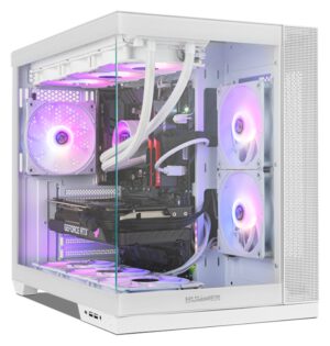 CAJA NOX HUMMER ASTRA NEO SEMITT ATX CRISTAL FRAMELESS BLANCO