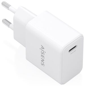 CARGADOR AISENS GaN 20W USB-C PD3.0 1xUSB-C BLANCO