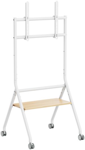 EWENT SOPORTE DE SUELO PARA TV DE 37 A 86 ALTURA AJUSTABLE, BLANC