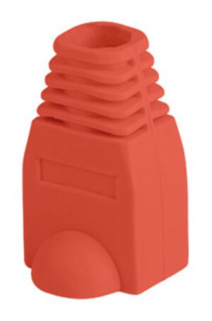 FUNDA PROTECTOR LANBERG CONECTOR RJ45 (PACK 100 UDS) ROJO