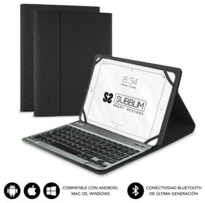 FUNDA TABLET SUBBLIM KEYTAB PRO BLUETOOTH 10,1" BLACK