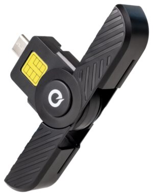 LECTOR TARJETAS TOOQ DNIE USB-C 2.0 NEGRO
