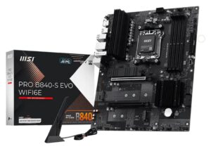 PLACA BASE MSI PRO B840-S EVO WIFI6E AM5 4XDDR5
