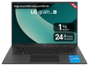 PORTATIL LG GRAM i5-1334U 8GB 256GB 14" FDOS