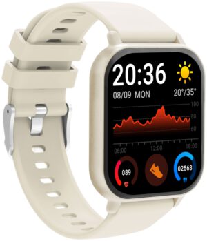 SMARTWATCH DENVER BLUETOOTH CON FRECUENCIA CARDIACA Y PRESION ARTERIAL BLANCO