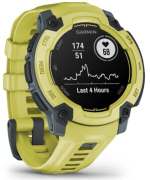 SMARTWATCH GARMIN INSTIN E 45MM AMARILLO CORREA SILICONA AMARILLA
