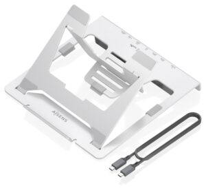 SOPORTE AISENS SOBREMESA AJUSTABLE PORTATIL/TABLET USB-C DOCK 7 EN 1
