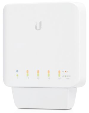 SWITCH UBIQUITI USW-FLEX UNIFI SWITCH FLEX 5 POE INTERIOR Y EXTERIOR