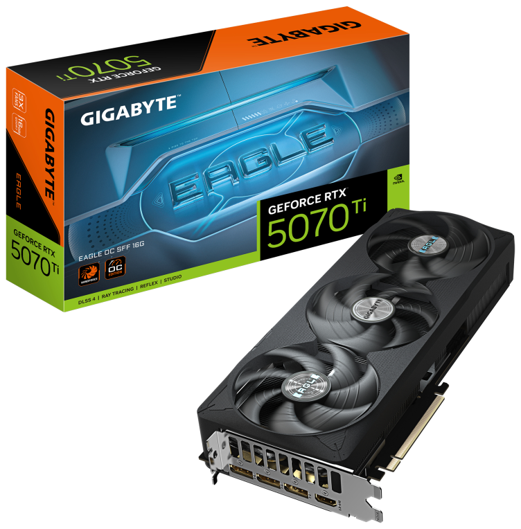 TARJETA GRAFICA GIGABYTE RTX 5070TI EAGLE OC SFF 16GB