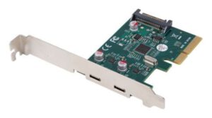 TARJETA PCI EXPRESS LANBERG X1 A 2X USB-C 3.2 GEN 2X1 BAJO PERFIL