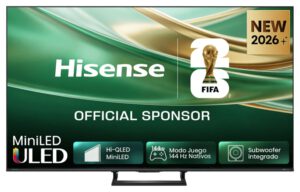 TV HISENSE 75E8S 75" UHD 4K MINILED GAMING 144HZ DOLBY VISION ATMOS HDR10+