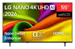 TV LG 55NU8E0B3LA.AEU 55" NANO UHD PATAS LATERALES WIFI HDMI X3