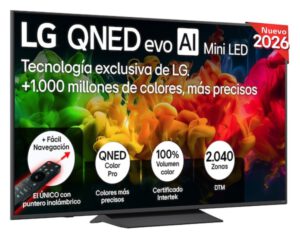 TV LG 65QNED81B6A.AEU 65" QNED EVO MINILED PEANA CENTRAL WIFI HDMI X3