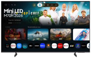 TV SAMSUNG MINI LED TU55M70HAUXXC 55" 4K UHD 50HZ SMART TV TIZEN HDR10+ GAMING HUB