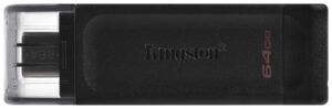 USB-C 3.2 KINGSTON 64GB DATATRAVELER 70