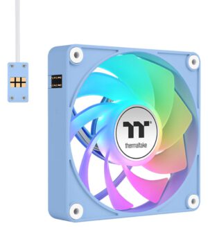 VENTILADOR INV MAGNETICO CAJA THERMALTAKE CT120 EX ARGB 3XVENT AZUL HYDRANGEA